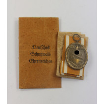 Deutsches Schutzwall-Ehrenzeichen, in Verleihungstüte Karl Pichel Innsbruk