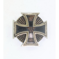 Eisernes Kreuz 1. Klasse 1914, an Sternschraubscheibe, Wilhelm Deumer, Lüdenscheid, nicht magnetisch