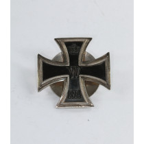 Eisernes Kreuz 1. Klasse 1914, Deutscher Offiziers Verein, an Scheibe und Mutter, Silber 800