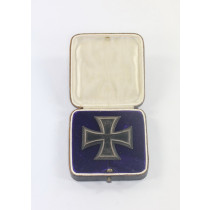  Eisernes Kreuz 1. Klasse 1914, Hst. G (Godet & Co., Berlin), im frühen Etui