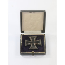 Eisernes Kreuz 1. Klasse 1914, Hst. SW, im Etui