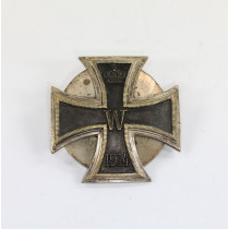 Eisernes Kreuz 1. Klasse 1914, Schickle, einteilig, an Schraubscheibe