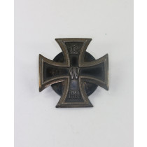  Eisernes Kreuz 1. Klasse 1914, Silber (800), an Mutter und Scheibe, Typ Deutscher Offiziers Verein