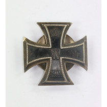 Eisernes Kreuz 1. Klasse 1914, Silber 800 an Schraube und Scheibe