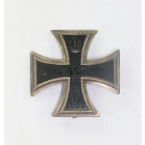 Eisernes Kreuz 1. Klasse 1914, Silber (900), Gravur (!)