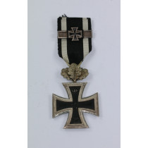 Eisernes Kreuz 2. Klasse 1870, mit Jubiläumseichenlaub und Wiederholungsspange 1914, Steinhauer & Lück