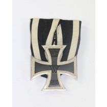 Eisernes Kreuz 2. Klasse 1914, Wilhelm Deumer, nicht magnetisch (!), an Einzelspange