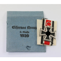 Eisernes Kreuz 2. Klasse 1939, Hst. 13, in Verleihungstüte 