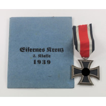 Eisernes Kreuz 2. Klasse 1939, in Verleihungstüte Klein & Qunter A.G. Oberstein