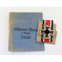  Eisernes Kreuz 2. Klasse 1939, in Verleihungstüte Walter & Henlein Gablonz a.N.