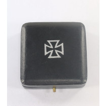 Etui Eisernes Kreuz 1. Klasse 1939, glatt Leder Variante (!)