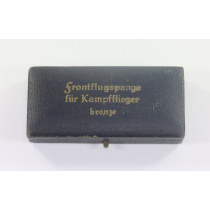 Etui Frontflugspange für Kampfflieger Bronze