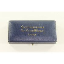 Etui Frontflugspange für Kampfflieger bronze