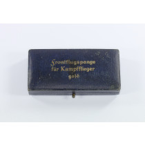 Etui Frontflugspange für Kampfflieger in Gold