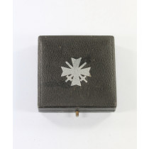 Etui Kriegsverdienstkreuz 1. Klasse mit Schwertern, Deschler & Sohn  München 