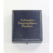 Etui Luftwaffen Flugzeugführer Abzeichen (Samt und Seide)