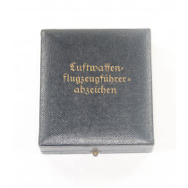 Etui Luftwaffen Flugzeugführerabzeichen, BSW / Brüder Schneider Wien