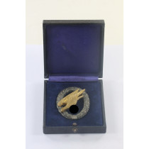  Fallschirmschützenabzeichen der Luftwaffe, Hst. W. Deumer Lüdenscheid, im Deumer Etui