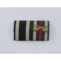 Feldspange 2X Eisernes Kreuz 2. Klasse 1914 + Ehrenkreuz für Frontkämpfer