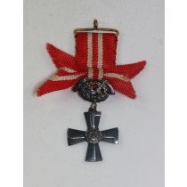 Finnland, Miniatur Freiheitskreuz 4. Klasse mit Schwertern 