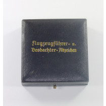 Frühes Etui Flugzeugführer- u. Beobachter - Abzeichen