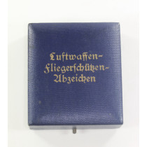 Frühes Etui Luftwaffen Fliegerschützenabzeichen 