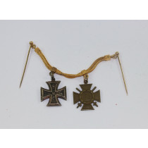 Frackkette 2X Gold 585