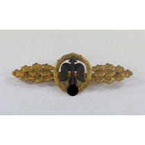  Frontflugspange für Jäger in Gold, Buntmetall