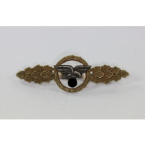 Frontflugspange für Transportflieger in Bronze, Buntmetall