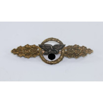  Frontflugspange für Transportflieger in Gold, Buntmetall