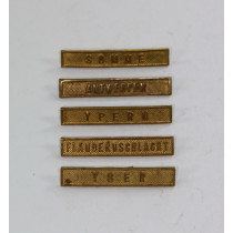 5 x Gefechtsspange Ehren- und Erinnerungskreuz Marinekorps Flandern (Flandernkreuz)