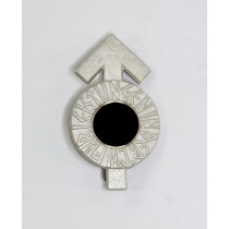  Hitlerjugend (HJ), Leistungsabzeichen in Silber, Hst. RZM M1/101 - Für Leistungen in der HJ