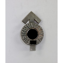 Hitlerjugend (HJ), Leistungsabzeichen in Silber, Hst. RZM M1/101 (Gustav Brehmer, Markneukirchen)