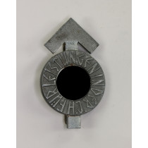 Hitlerjugend (HJ), Leistungsabzeichen in Silber, Hst. RZM M1/34 (Gustav Brehmer, Markneukirchen)