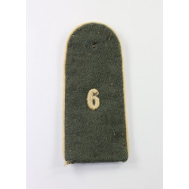 Wehrmacht Heer, Schulterklappe für Mannschaften Infanterieregiment 6