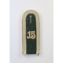 Wehrmacht Heer, Schulterklappe Unteroffizier Infanterie Regiment 15
