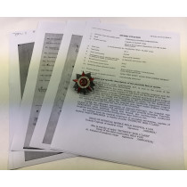 Sowjetunion, Orden des Vaterländischen Krieges 2. Klasse mit Archiv Material. 
