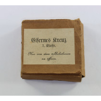 Umkarton Eisernes Kreuz 1. Klasse 1914