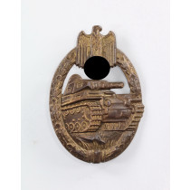 Panzerkampfabzeichen in Bronze, Wurster, Buntmetall