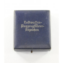 Etui für ein Flugzeugführerabzeichen der Luftwaffe