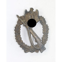 Infanterie-Sturmabzeichen in Bronze, Hst. M.K.1 (Arbeitsgemeinschaft Metalle und Kunststoffe, Gablonz)