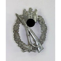 Infanterie-Sturmabzeichen in Silber, Wilhelm Deumer, Lüdenscheid (Pillow Crimp)