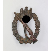 Infanterie-Sturmabzeichen in Bronze, Schickle, Buntmetall