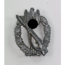 Infanterie Sturmabzeichen in Silber, 4 Stem Variante