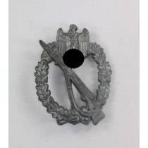 Infanterie Sturmabzeichen in Silber, Hst. M.K. 1 (Arbeitsgemeinschaft Metalle und Kunststoffe, Gablonz)