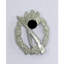 Infanterie Sturmabzeichen in Silber, Hst. S (neben Nadelbock)
