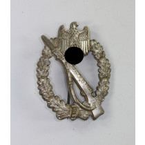  Infanterie Sturmabzeichen in Silber, Hst. W, Buntmetall, massiv (!)