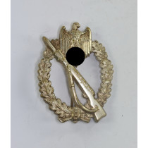  Infanterie Sturmabzeichen in Silber, Hst. W, Buntmetall, massiv (!)
