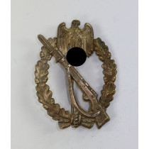 Infanterie Sturmabzeichen in Silber, Paul Meybauer, Buntmetall (!)