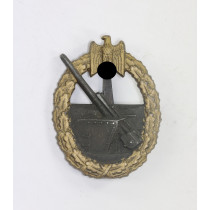 Küstenartillerie Abzeichen, Paul Meybauer, Berlin (Zink)